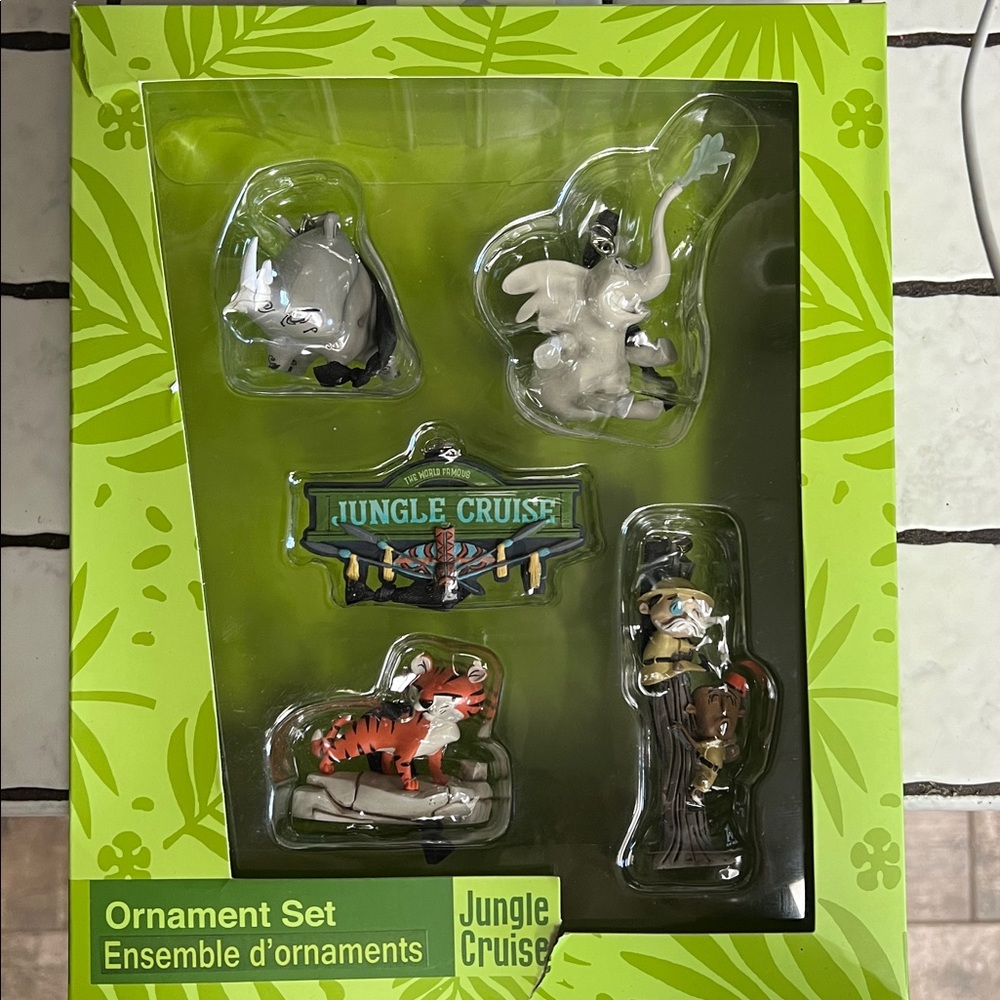 DisneyParks JUNGLE CRUISE Ornament Set New In Box